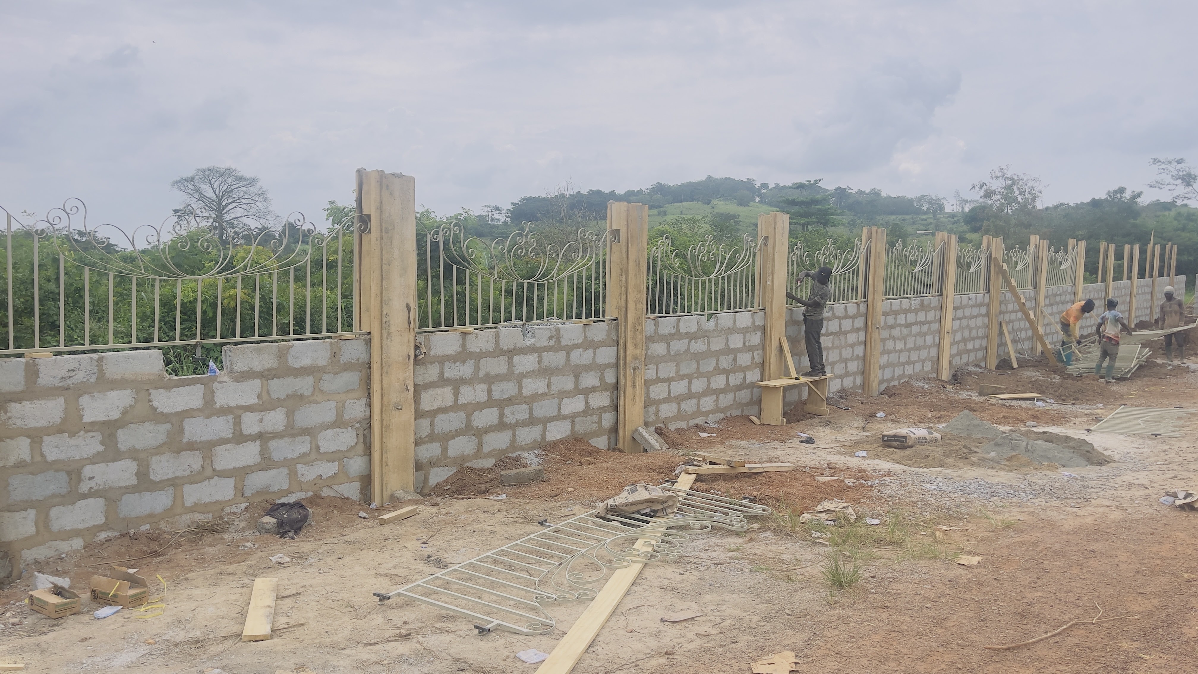Block Fencing – 12 Acre Land, Berekuso
