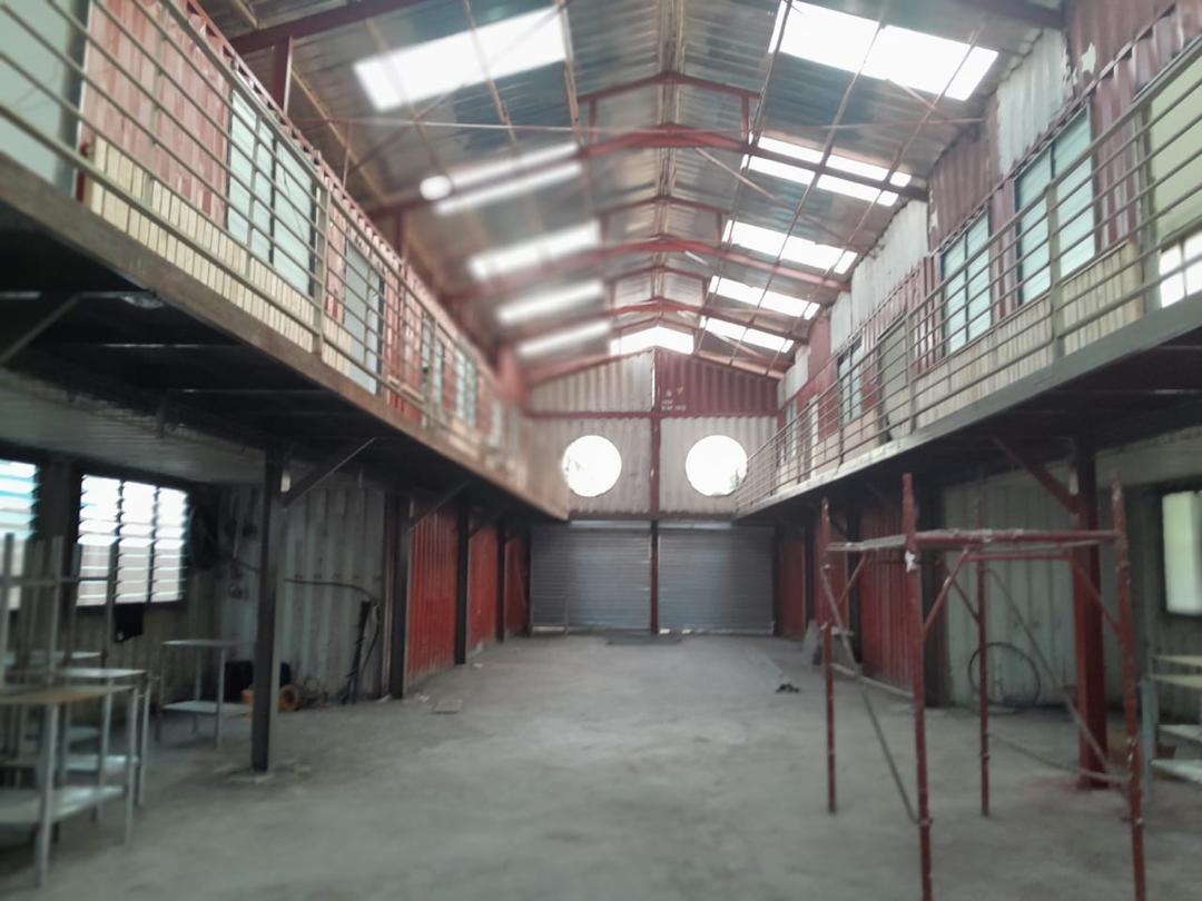 Construction of the state of the art welding workshop with shipping containers